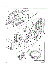 11 - Ice Maker parts for Frigidaire Refrigerator FRT15IB3AT1 from AppliancePartsPros.com