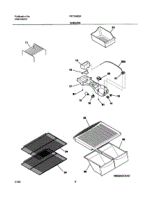 07 - Shelves parts for Frigidaire Refrigerator FRT15IB3AW1 from AppliancePartsPros.com