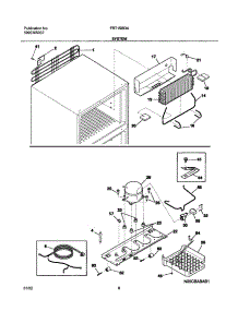 09 - System parts for Frigidaire Refrigerator FRT15IB3AW1 from AppliancePartsPros.com