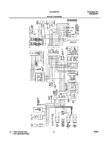 21 - Wiring Diagram parts for Frigidaire Refrigerator GLRS237ZAQ3 from AppliancePartsPros.com