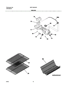 07 - Shelves parts for White Westinghouse Refrigerator WRT18A0AW4 from AppliancePartsPros.com