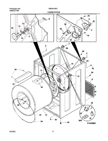 03 - Dry Cab,Heater parts for Frigidaire Dryer FER341AS1 from AppliancePartsPros.com