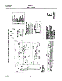 10 - 131850600 Wiring Diagram parts for Frigidaire Dryer FER341AS1 from AppliancePartsPros.com