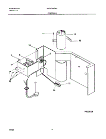 05 - Controls parts for Frigidaire Air Conditioner WAS250K2A2 from AppliancePartsPros.com