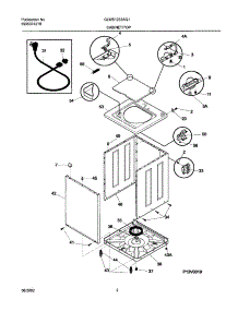 03 - Wshr Cab,Top parts for Frigidaire Washer GLWS1233AQ1 from AppliancePartsPros.com