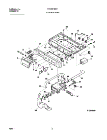 03 - Control Panel parts for Frigidaire Washer 41739012891 from AppliancePartsPros.com