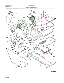 05 - Motor / Blower / Belt parts for Frigidaire Washer Dryer Combo WLXG42RED3 from AppliancePartsPros.com