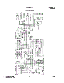 21 - Wiring Diagram parts for Frigidaire Refrigerator PLHS238ZCB1 from AppliancePartsPros.com