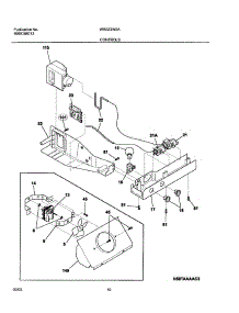 11 - Controls parts for White Westinghouse Refrigerator WRS23W0AW6 from AppliancePartsPros.com
