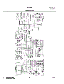 21 - Wiring Diagram parts for White Westinghouse Refrigerator WRS23W0AW6 from AppliancePartsPros.com