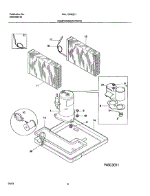 09 - System parts for White Westinghouse Air Conditioner WAL124M2C1 from AppliancePartsPros.com