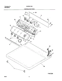 07 - Controls parts for Frigidaire Dryer SGGR341AS2 from AppliancePartsPros.com