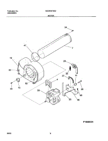 09 - Motor parts for Frigidaire Dryer SGGR341AS2 from AppliancePartsPros.com