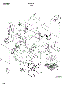 05 - Body parts for Frigidaire Range FEFB55CHSA from AppliancePartsPros.com