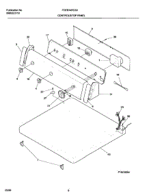 07 - Controls parts for Frigidaire Dryer FDEB34RGS0 from AppliancePartsPros.com