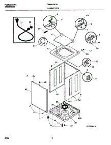 03 - Cabinet / Top parts for Frigidaire Washer FWS6976FS1 from AppliancePartsPros.com