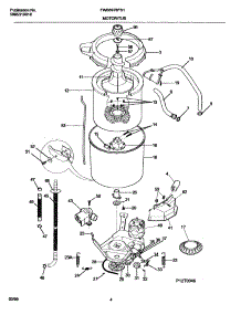 05 - Motor / Tub parts for Frigidaire Washer FWS6976FS1 from AppliancePartsPros.com