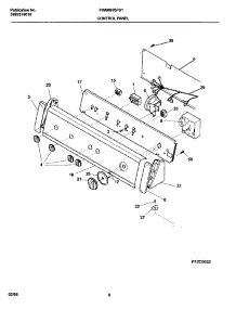 09 - Control Panel parts for Frigidaire Washer FWS6976FS1 from AppliancePartsPros.com