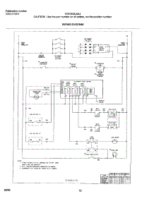 12 - Wiring Diagram parts for Frigidaire Range FGF353CASJ from AppliancePartsPros.com