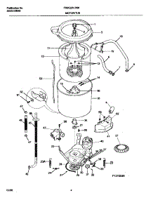 05 - Motor / Tub parts for Frigidaire Washer FWX223LBS6 from AppliancePartsPros.com