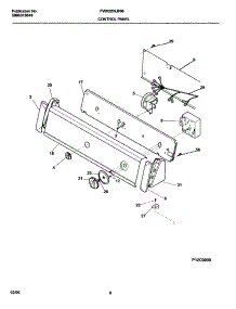 09 - Control Panel parts for Frigidaire Washer FWX223LBS6 from AppliancePartsPros.com