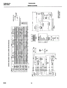 10 - Wiring Diagram parts for Frigidaire Washer FWX223LBS6 from AppliancePartsPros.com