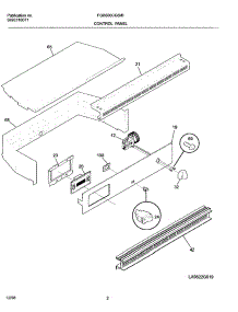 03 - Control Panel parts for Frigidaire Oven FGB500CGS1 from AppliancePartsPros.com