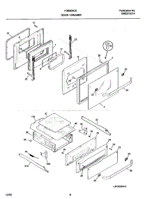 09 - Door / Drawer parts for Frigidaire Oven FGB500CESH from AppliancePartsPros.com