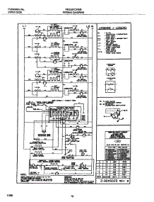 10 - Wiring parts for Frigidaire Range FES387CFSC from AppliancePartsPros.com
