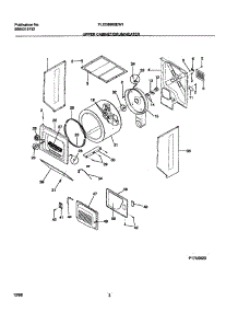 03 - Upper Cabinet / Drum / Heater parts for Frigidaire Washer Dryer Combo FLXG8960EW1 from AppliancePartsPros.com
