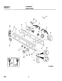 07 - Control Panel parts for Frigidaire Washer Dryer Combo FLXG8960EW1 from AppliancePartsPros.com