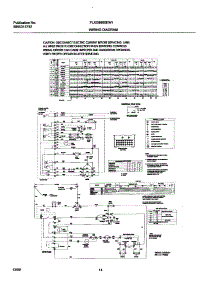 14 - Wiring parts for Frigidaire Washer Dryer Combo FLXG8960EW1 from AppliancePartsPros.com