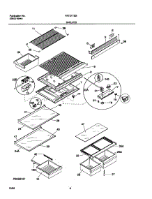 07 - Shelves parts for Frigidaire Refrigerator FRT21TSGD2 from AppliancePartsPros.com