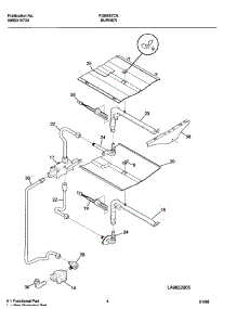 05 - Burner parts for Frigidaire Oven FGB557CESI from AppliancePartsPros.com