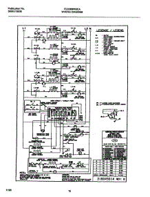 10 - Wiring - Ca parts for Frigidaire Range FES388WGCA from AppliancePartsPros.com