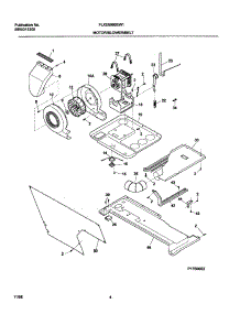 05 - Motor / Blower / Belt parts for Frigidaire Washer Dryer Combo FLXE6960EW1 from AppliancePartsPros.com