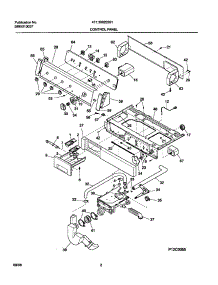 03 - Control Panel parts for Frigidaire Washer 41739022891 from AppliancePartsPros.com