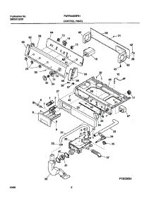 03 - Control Panel parts for Frigidaire Washer FWTR445RFS1 from AppliancePartsPros.com