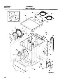 05 - Cabinet / Door / Top parts for Frigidaire Washer FWTR445RFS1 from AppliancePartsPros.com