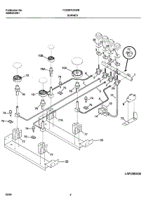 05 - Burner parts for Frigidaire Range FCS367CHSA from AppliancePartsPros.com