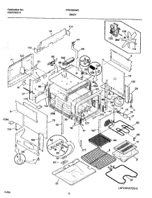 05 - Body parts for Frigidaire Range FES388WGCH from AppliancePartsPros.com