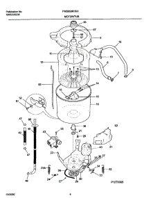 05 - Motor / Tub parts for Frigidaire Washer FWS850RHS0 from AppliancePartsPros.com