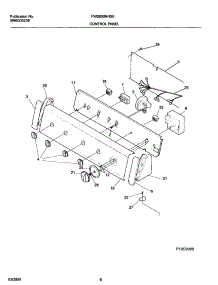 09 - Control Panel parts for Frigidaire Washer FWS850RHS0 from AppliancePartsPros.com