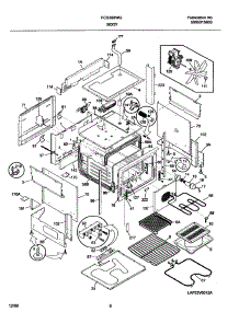 07 - Body parts for Frigidaire Range FCS388WGCC from AppliancePartsPros.com