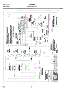 12 - Wiring Diagram parts for Frigidaire Range FCS388WGCC from AppliancePartsPros.com