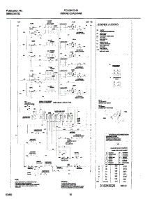 10 - Wiring Diagram parts for Frigidaire Range FES387CHSA from AppliancePartsPros.com