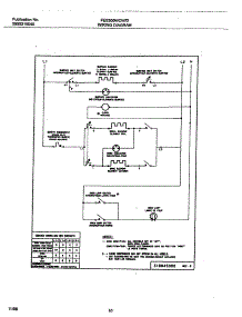 10 - Wiring parts for Frigidaire Range FES300WCWE from AppliancePartsPros.com