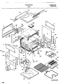 05 - Body parts for Frigidaire Range FES300WCDE from AppliancePartsPros.com