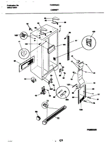 07 - Cabinet parts for Frigidaire Refrigerator F45WR24CD1 from AppliancePartsPros.com