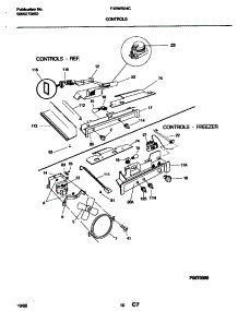 11 - Controls parts for Frigidaire Refrigerator F45WR24CD1 from AppliancePartsPros.com